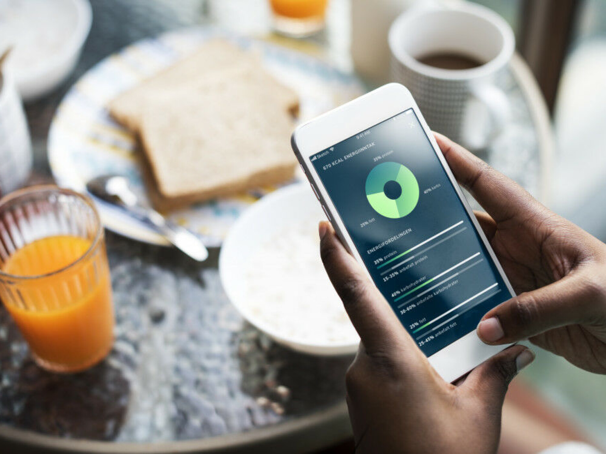I NEDiVEKT-appen til Roede får du tilgang til en måltidsplan med 1000 kcal per dag