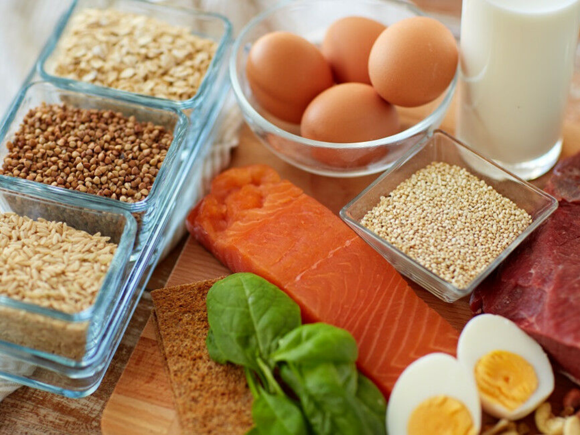 Det er gunstig å variere mellom vegetabilske og animalske proteiner i kostholdet