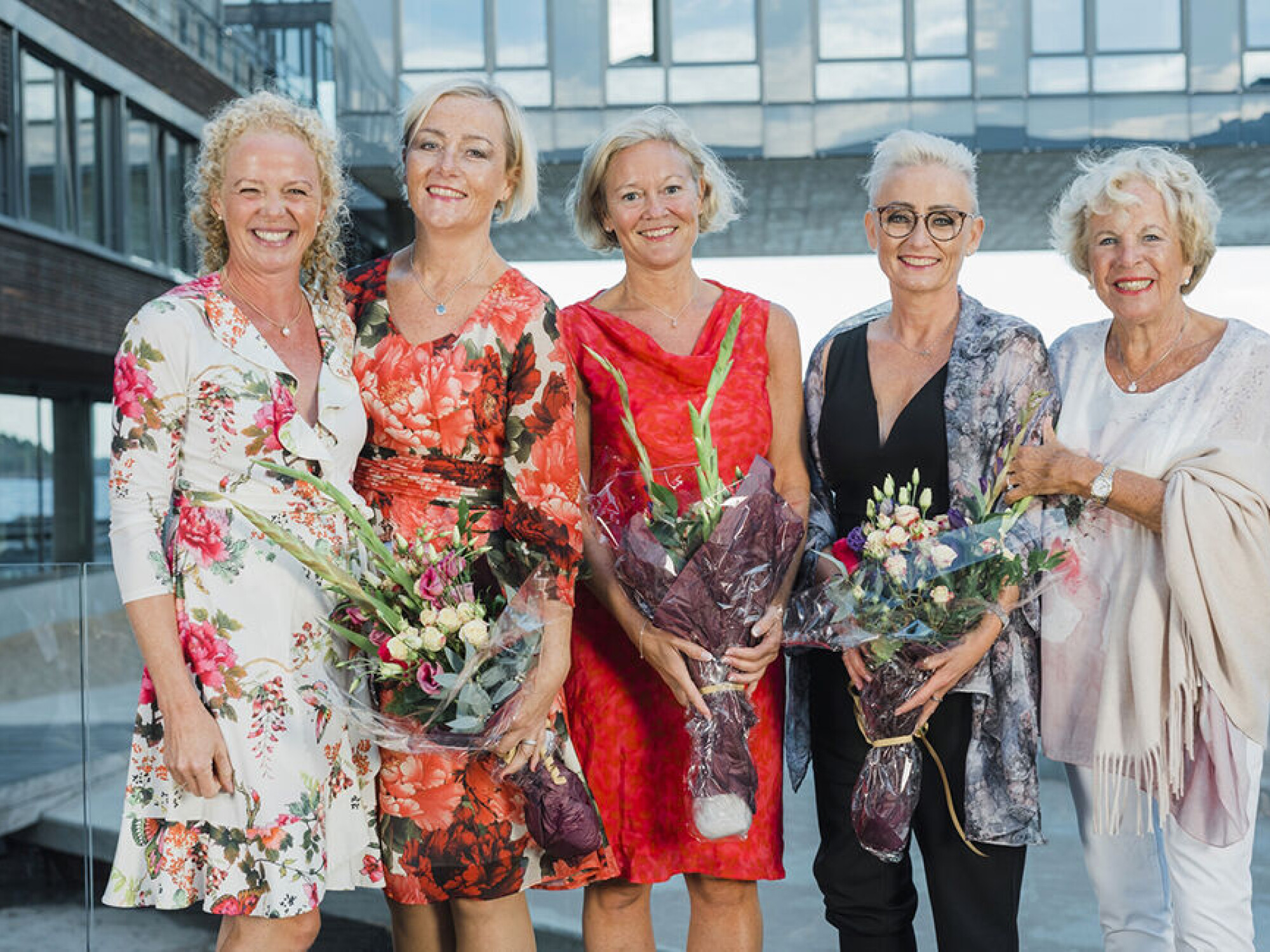 Fra venstre: Jeanette Roede, Lucie Markussen, Mette Oda Eikeland og Grete Roede.