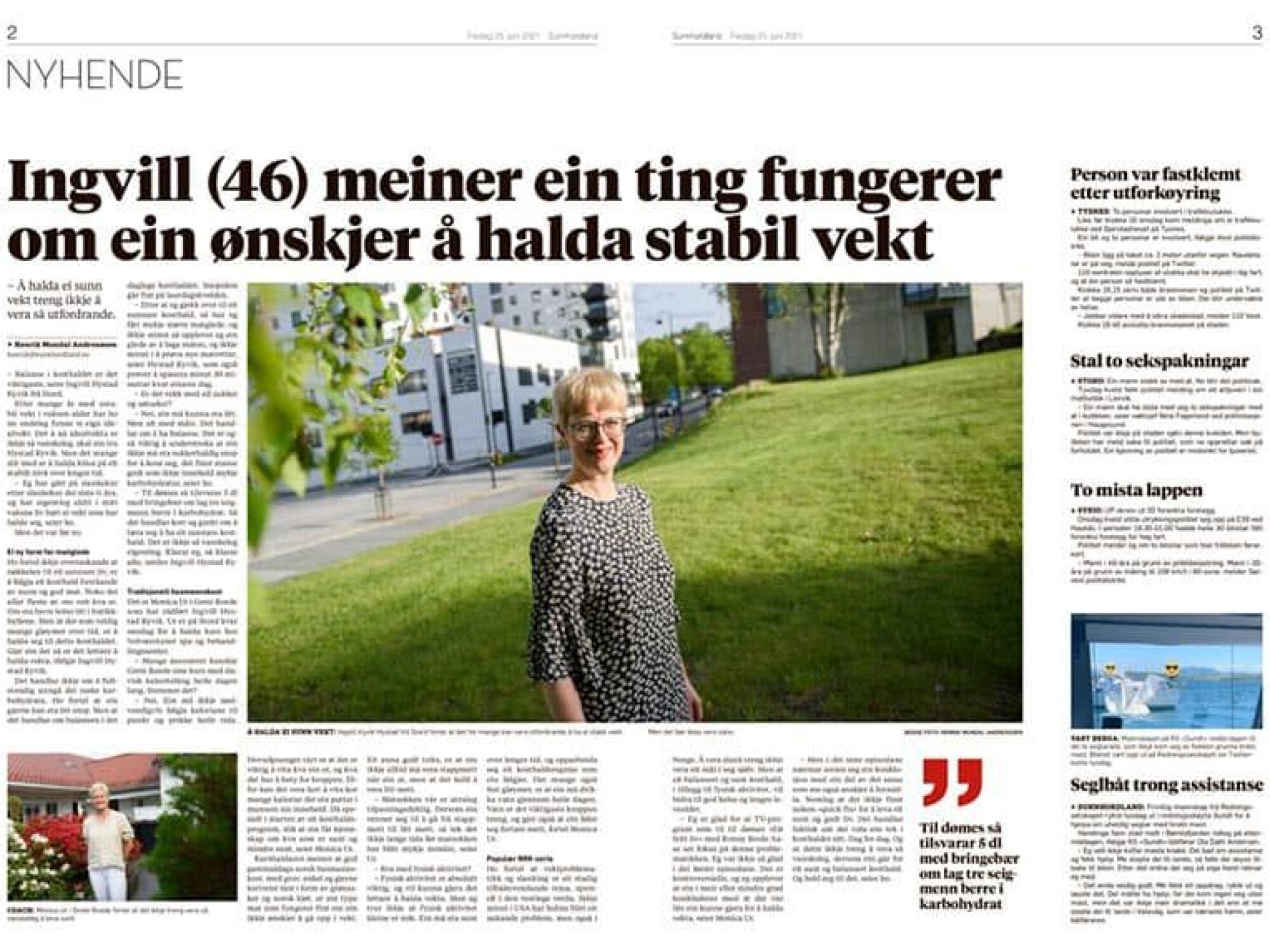 Ville ikke lenger begynne på nytt igjen på mandag