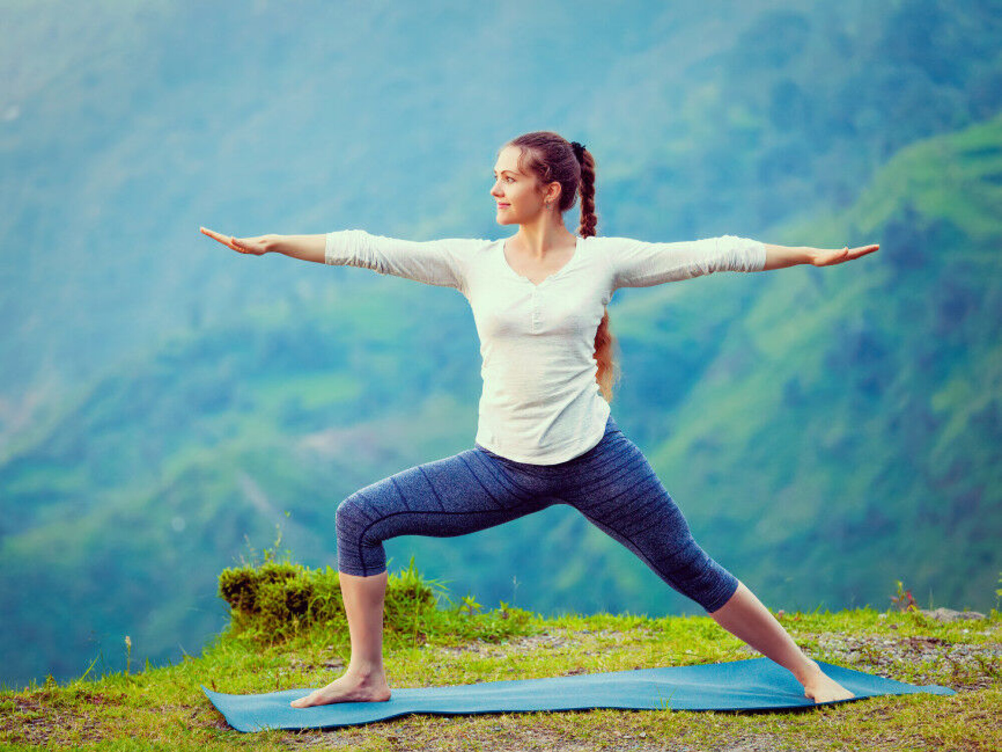 Du kan utføre yoga hvor som helst og når som helst.